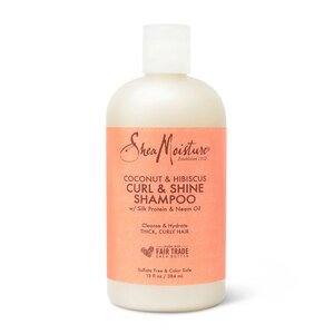 SHEA MOISTURES COCO HIBISCUS CURL & SHINE SHAMPOO 13oz